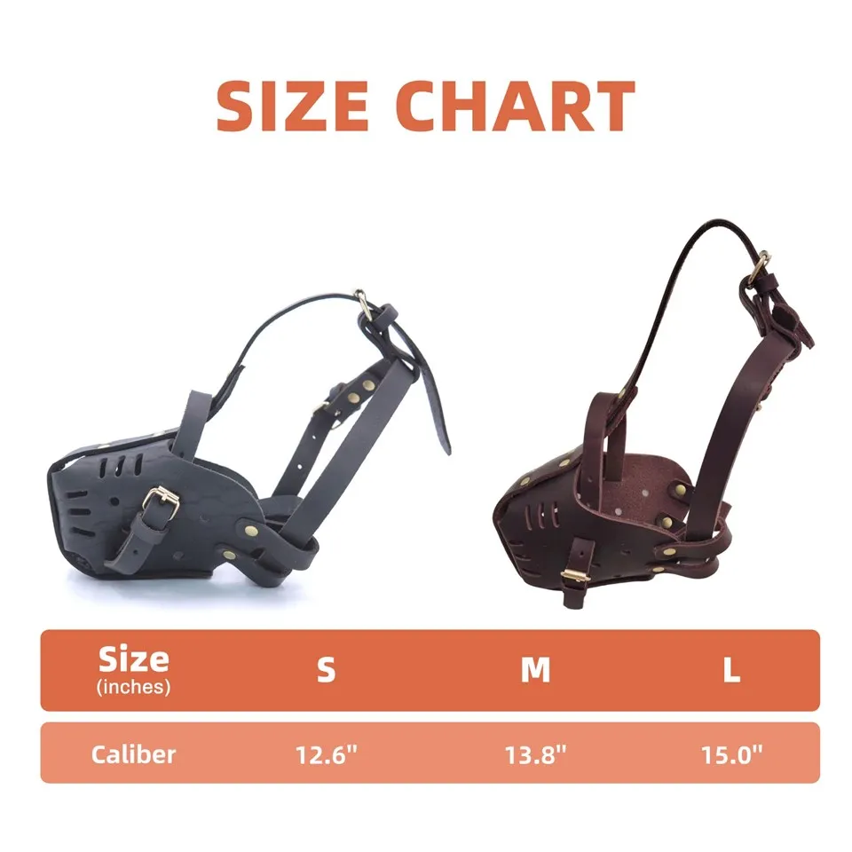 German Shepherd Leather Muzzle best