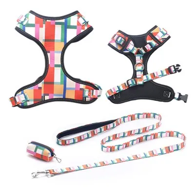 Conjunto de três peças personalizado para animais de estimação com arnês